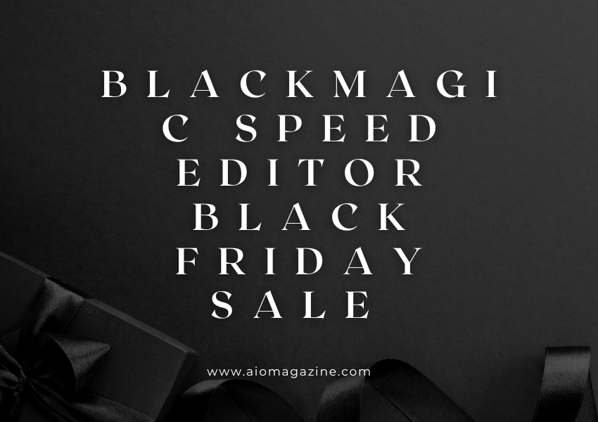 Blackmagic Speed Editor Black Friday Sale!